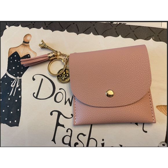 Wallet/Card Holder with Tassel and Charms-Choose color - Picture 5 of 9